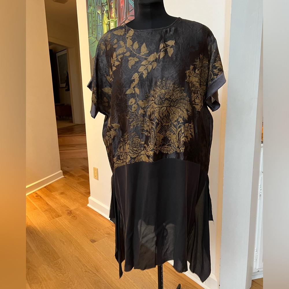Kate Beck New Orleans Design Dress. Handmade-award-winning textile artist. XL.